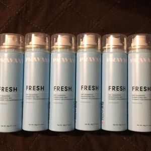 6 bottles of Pravana Fresh Dry Shampoo.